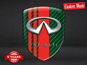 Infiniti Insignias Resina Acabado Superior Autos Cúpula Elegante